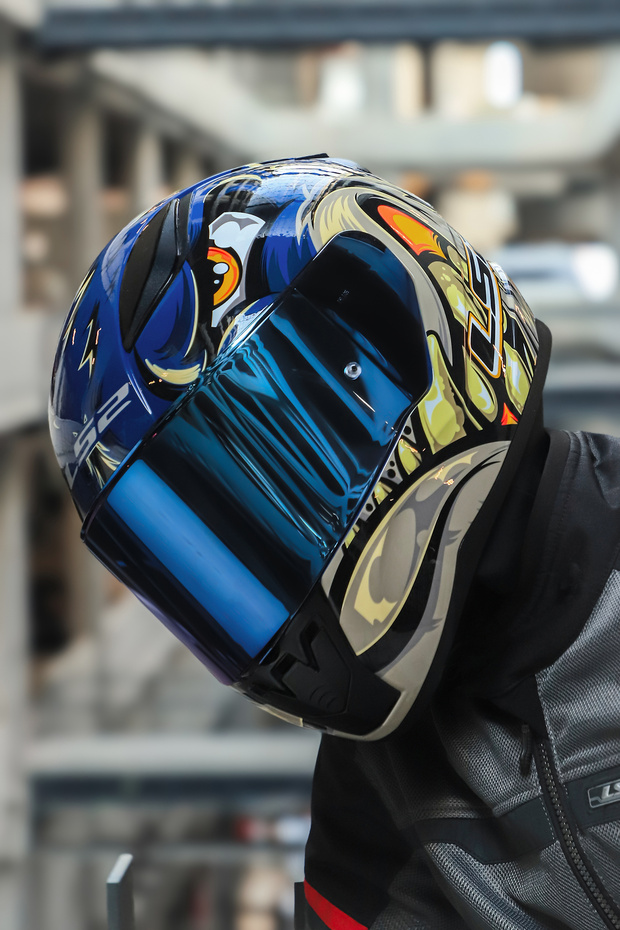 RAPID 2 SPOX MAVİ-GRİ KASK - 3