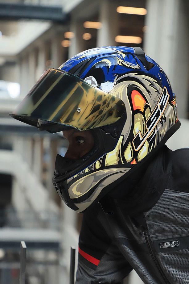 RAPID 2 SPOX MAVİ-GRİ KASK - 4