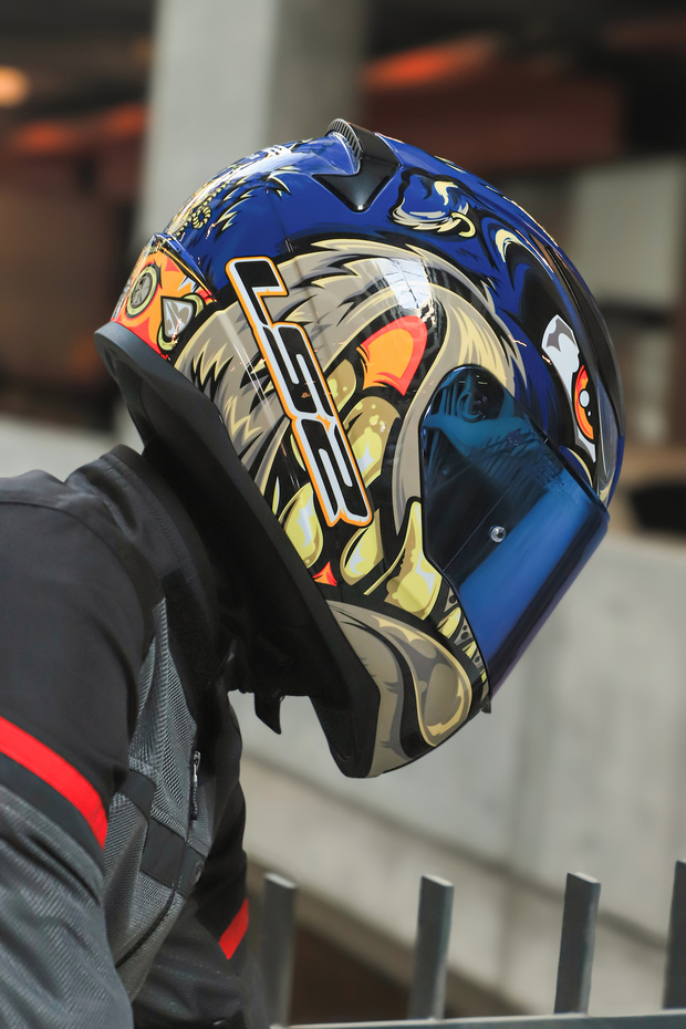 RAPID 2 SPOX MAVİ-GRİ KASK - 6