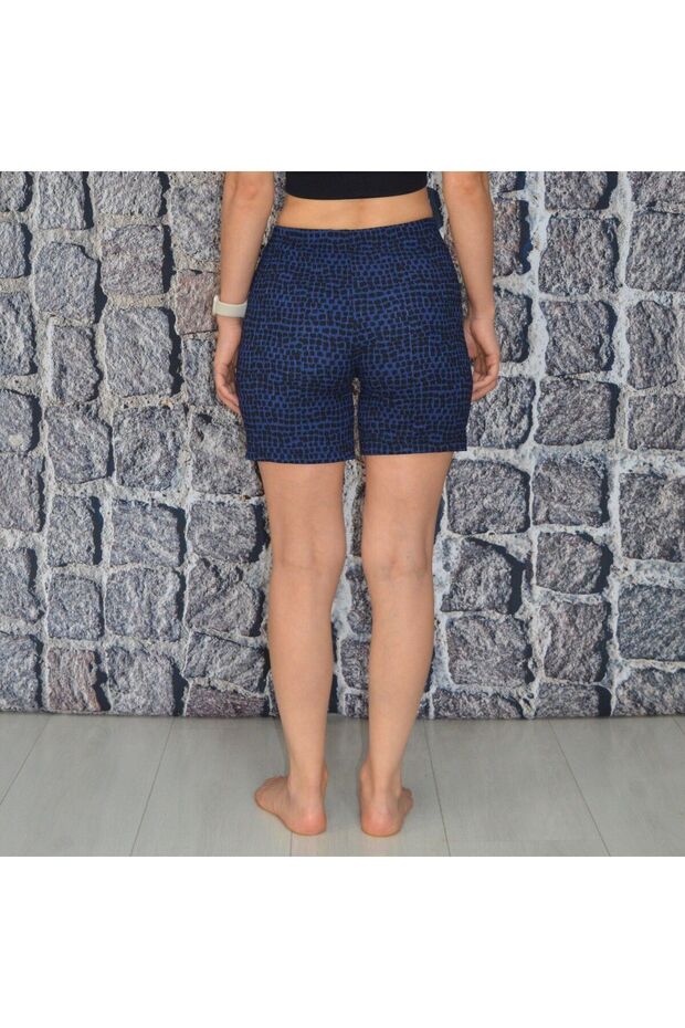 Short Patterned Casual Shorts - 3