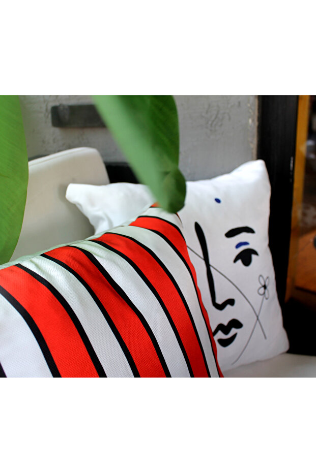 Set of 2 Minimalist Throw Pillow Cases - 5