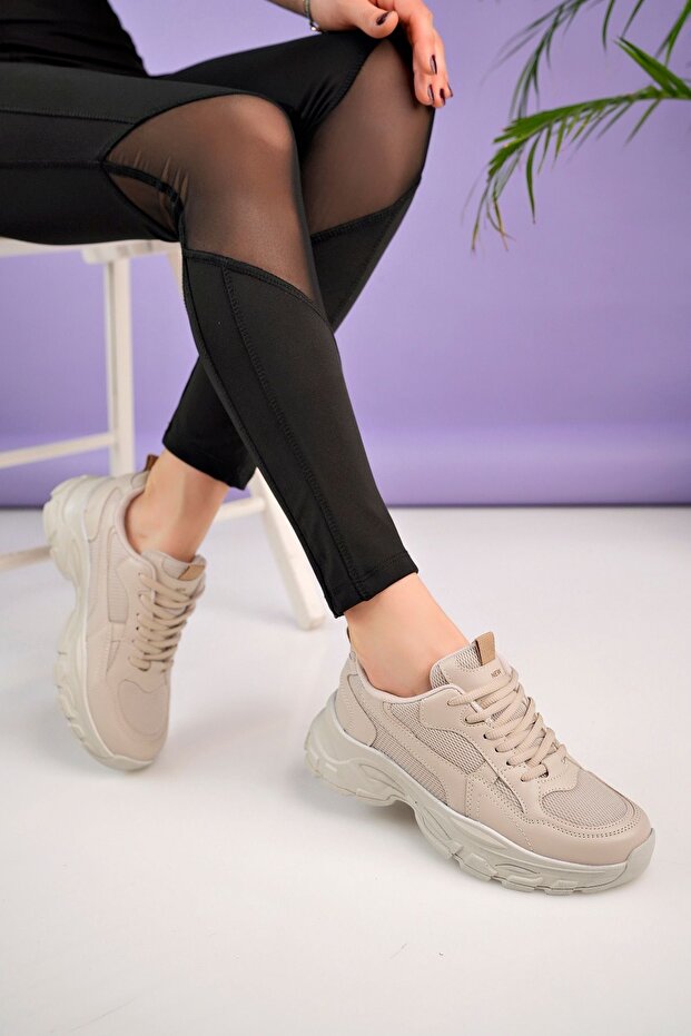 Kadın Beyaz Sneakers - 2