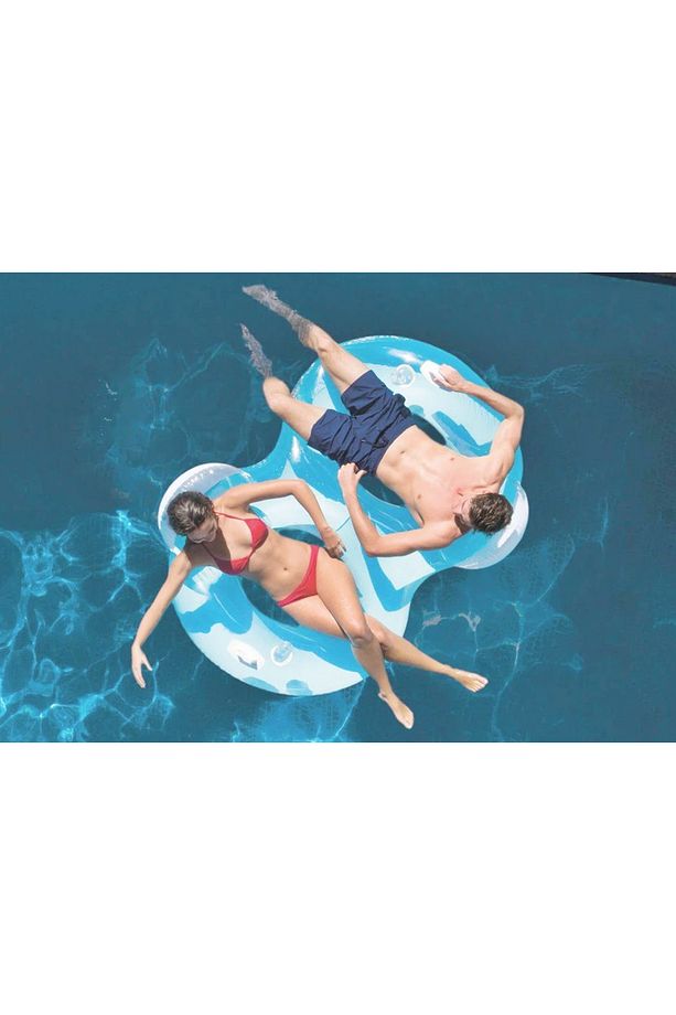 Çift Kişilik Yastıklı Koltuk Simit-Çift Taraflı Şişme Koltuk Simit-Şişme Yastıklı Lounge 198x117 cm. - 5