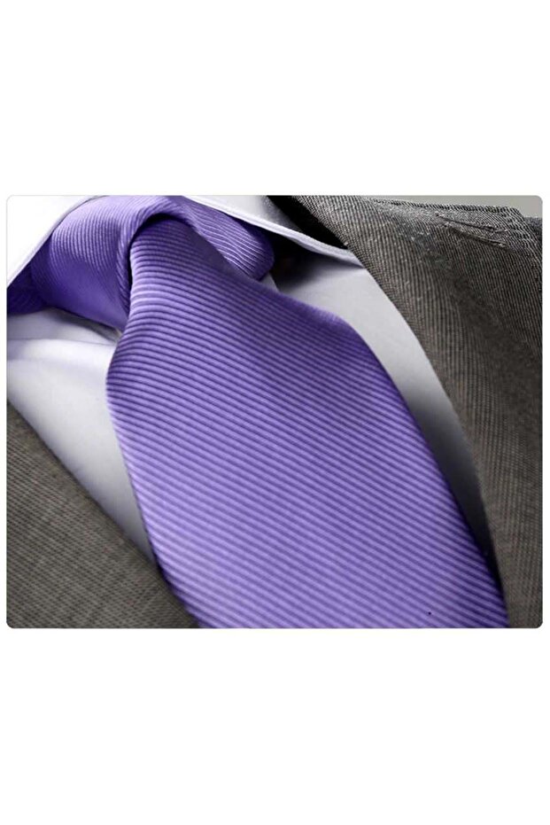 Lilac Self-Striped Tie