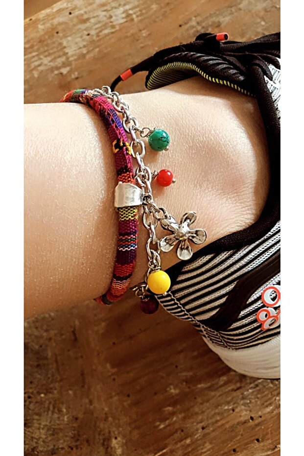 Etnik Desen Halhal Set - 3