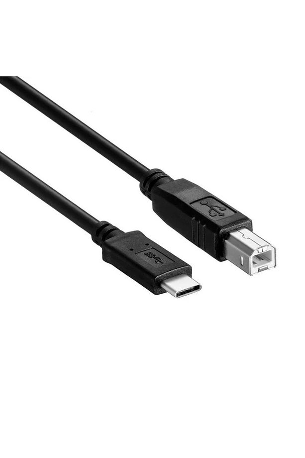 Type C To Usb Printer Yazıcı Tarayıcı MIDI Cihazları İçin Bağlantı Kablosu Üniversal Cabble 3 Metre - 1