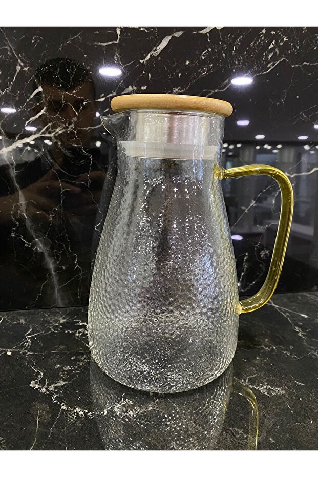 BAMBU KAPAKLI 1500ML CAM SÜRAHİ - 3