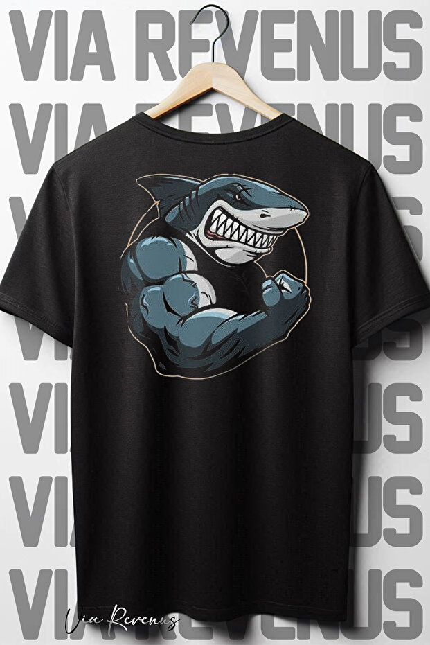 Back Printed Black Oversize T-shirt