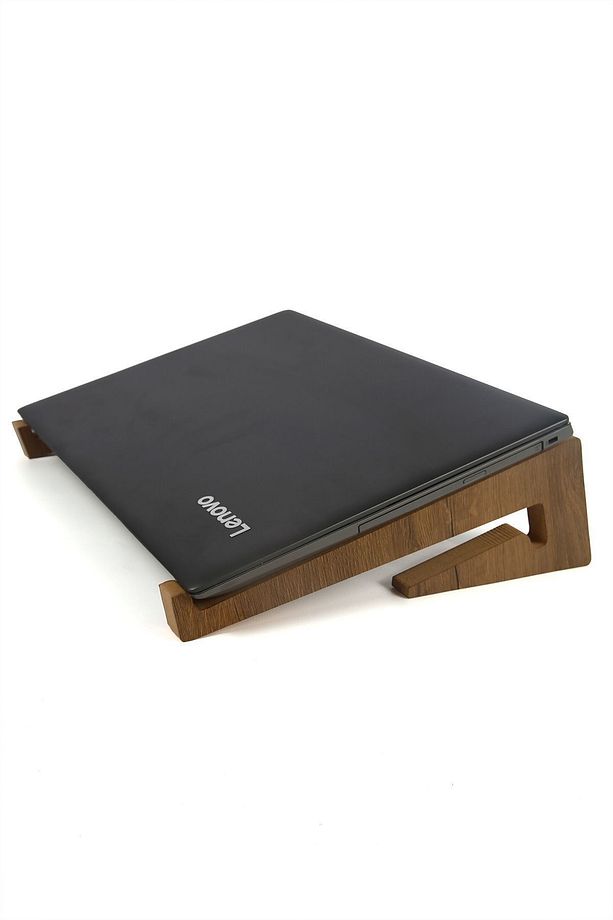 Ahşap Laptop Tutucu Notebook Standı Macbook Yükseltici 13" 14" 15" 16" 17" - 3