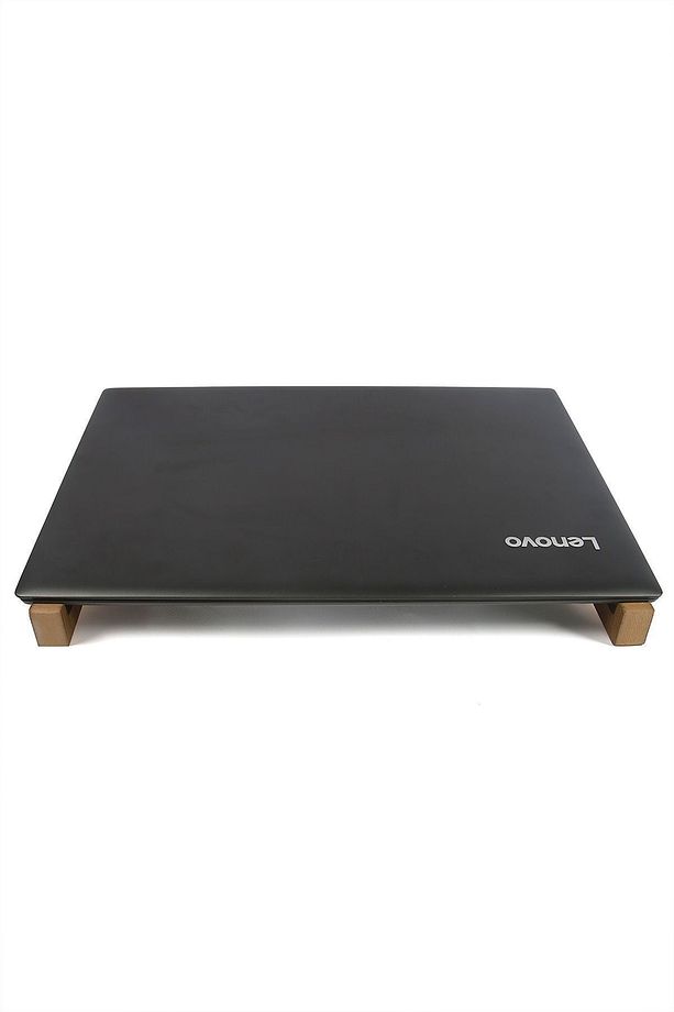 Ahşap Laptop Tutucu Notebook Standı Macbook Yükseltici 13" 14" 15" 16" 17" - 5