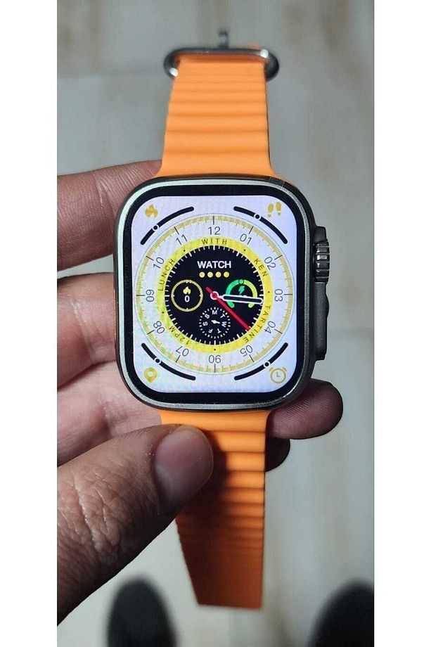 Watch Ultra 2 1:1 Super Amoled Ekranlı IOS Ve Android Suya Dayanıklı Ateş Ölçer Akıllı Saat - 3