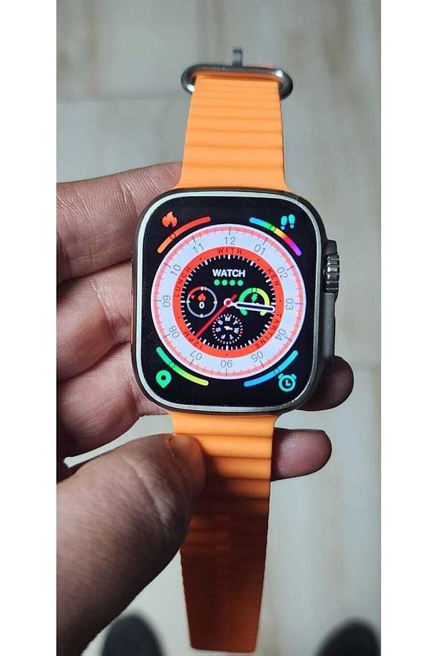 Watch Ultra 2 1:1 Super Amoled Ekranlı IOS Ve Android Suya Dayanıklı Ateş Ölçer Akıllı Saat - 1