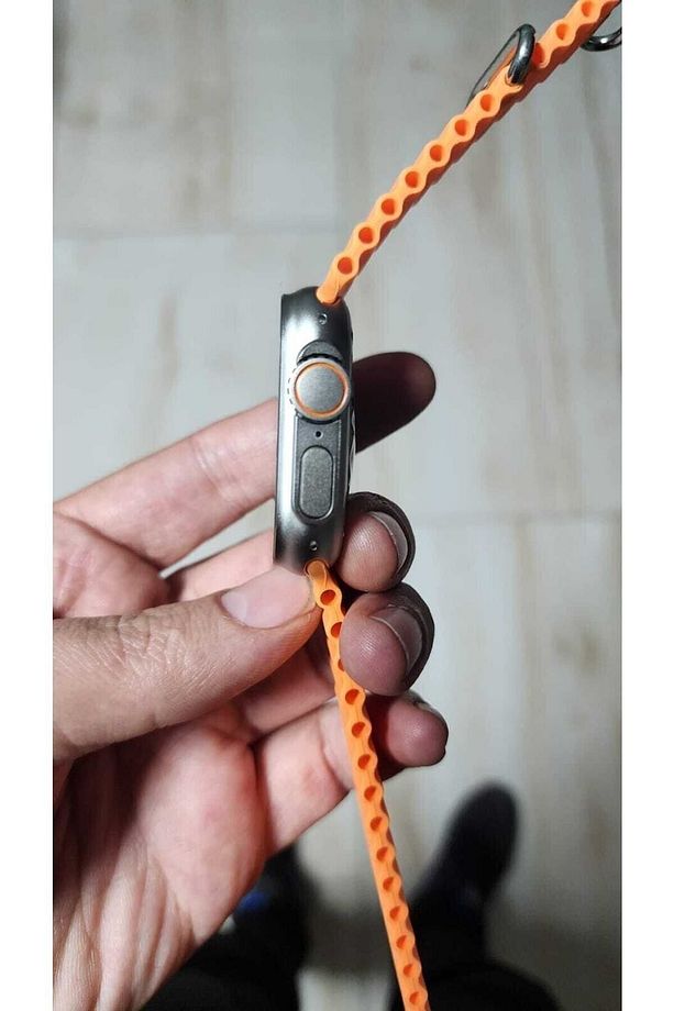 Watch Ultra 2 1:1 Super Amoled Ekranlı IOS Ve Android Suya Dayanıklı Ateş Ölçer Akıllı Saat - 8