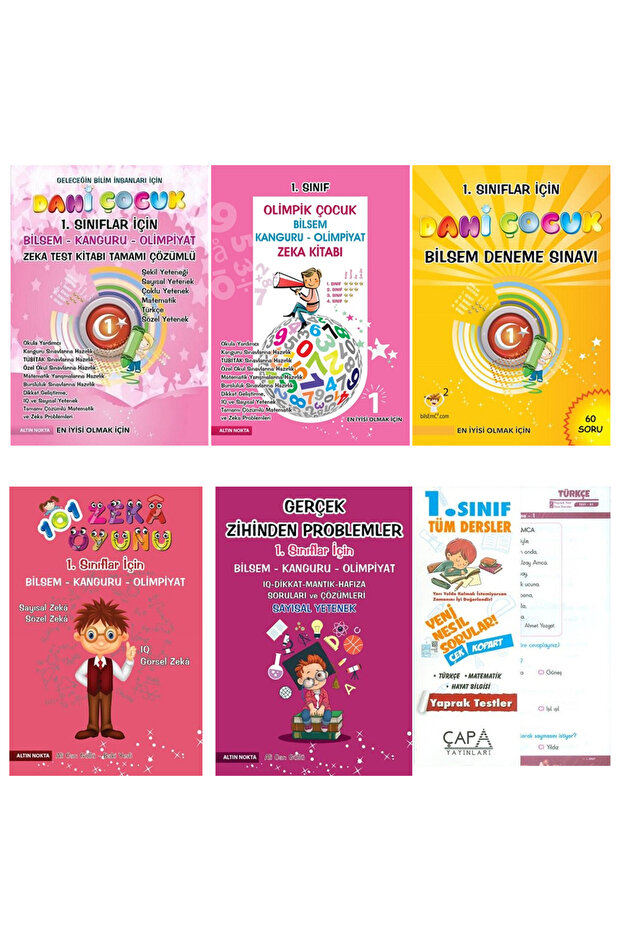 Altın Nokta 1. Sınıf Bilsem Seti + Yaprak Set - 1