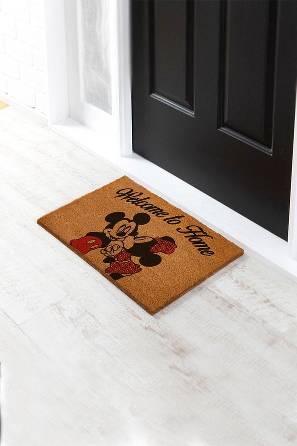 Mickey Mouse Welcome To Home Kapı Önü Paspası Koko Paspas Giriş Paspası - 1