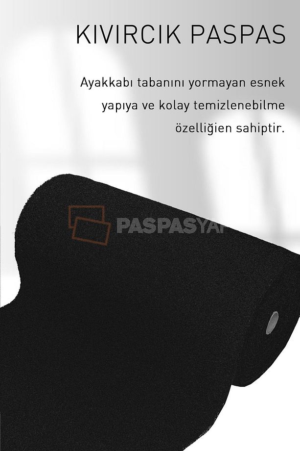 Su Emini Dış Kapı Paspası Iş Yeri Apartman Bahçe Ofis Mekan Paspası Kıvırcık Paspas - 4
