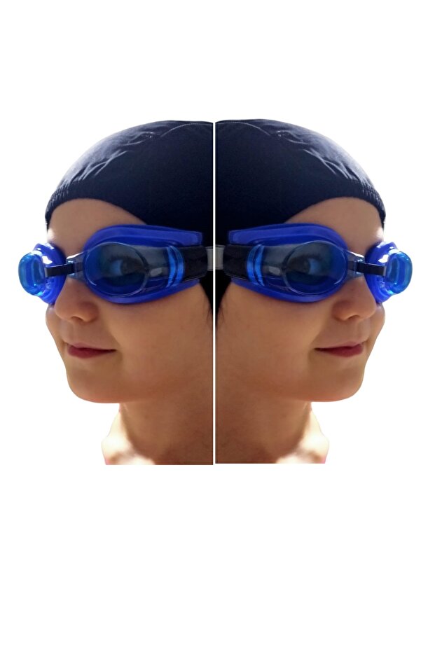 KIDS SWIMMING GLASSES BONE SET Pool Glasses Pool Cap Sea Cap Sea Glasses Set