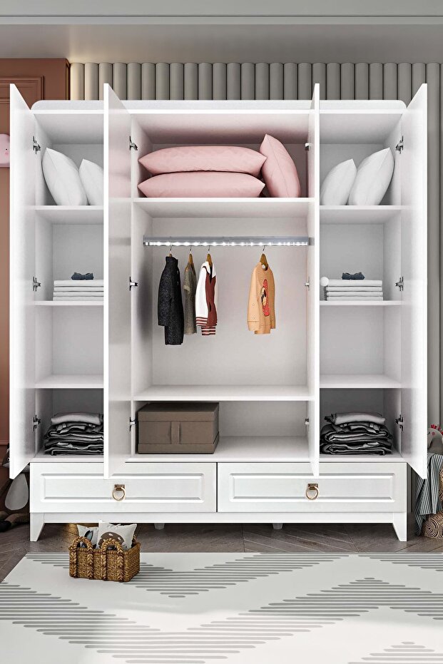 4 Kapı Oslo Panjur Dolap - 4