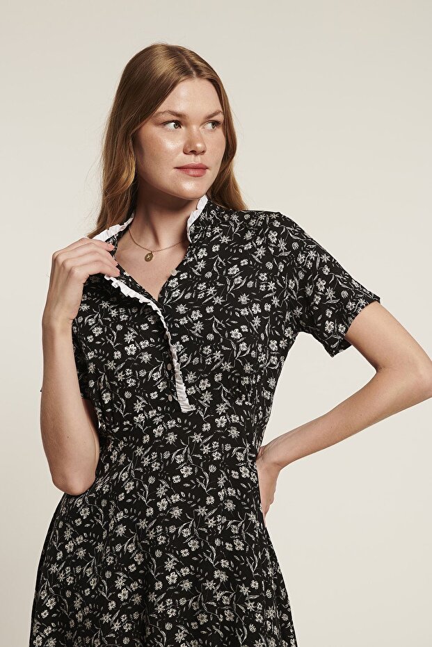 Latte Elbise - Siyah - 3