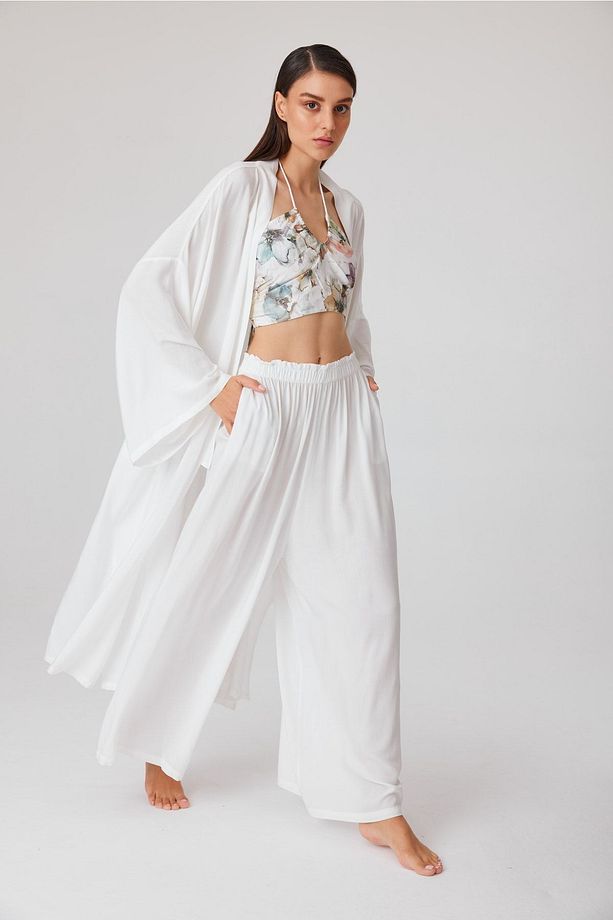 Bitkisel Ipek Kimono - 2