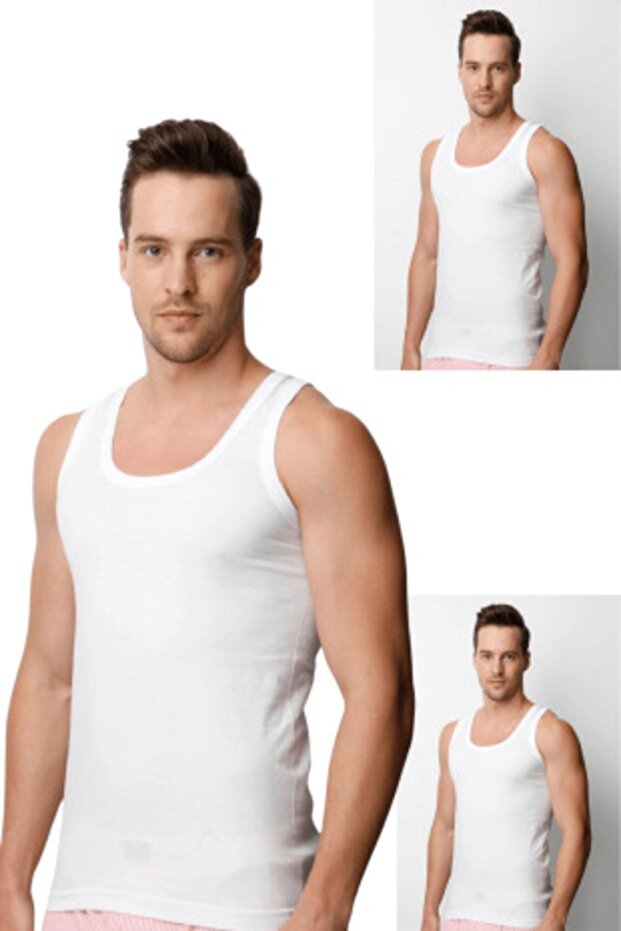 1001 100% Combed Cotton Men's 3-pack Undershirt - 1