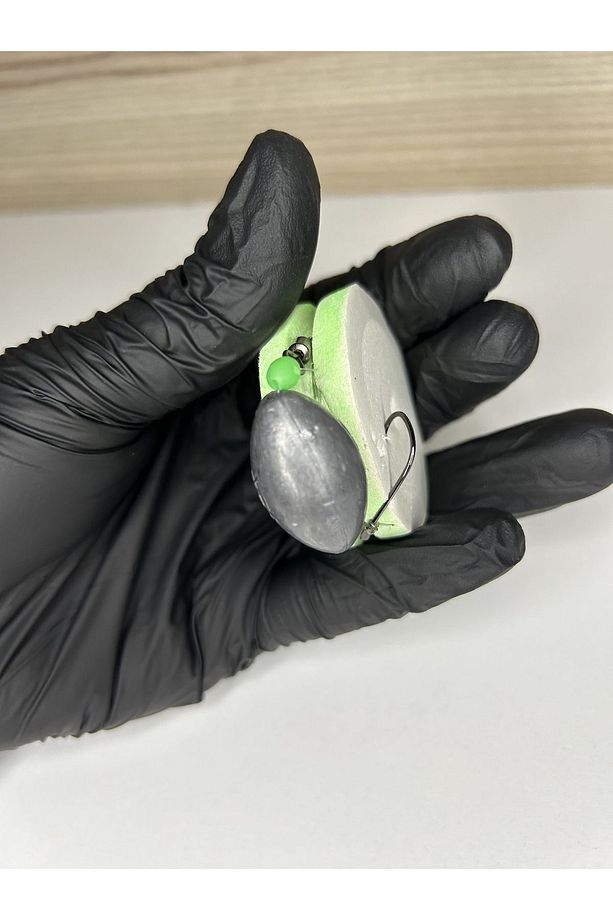 1 Adet Glowlu Tek Iğneli 20 gram Gezer Kurşunlu Hazır Olta Iğnesi Takımı Kıyı Tekne - 1