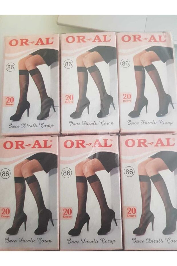 جوارب نسائية فائقة النعومة من Oral بطول 86 رقم تحت الركبة - مريحة