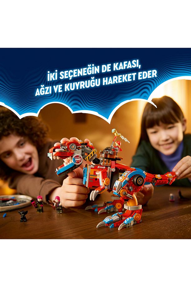 ® DREAMZzz™ Cooper'ın Robot Dinozoru C-Rex 71484 - 9+ Yaratıcı Oyuncak Yapım Seti (917 Parça) - 9