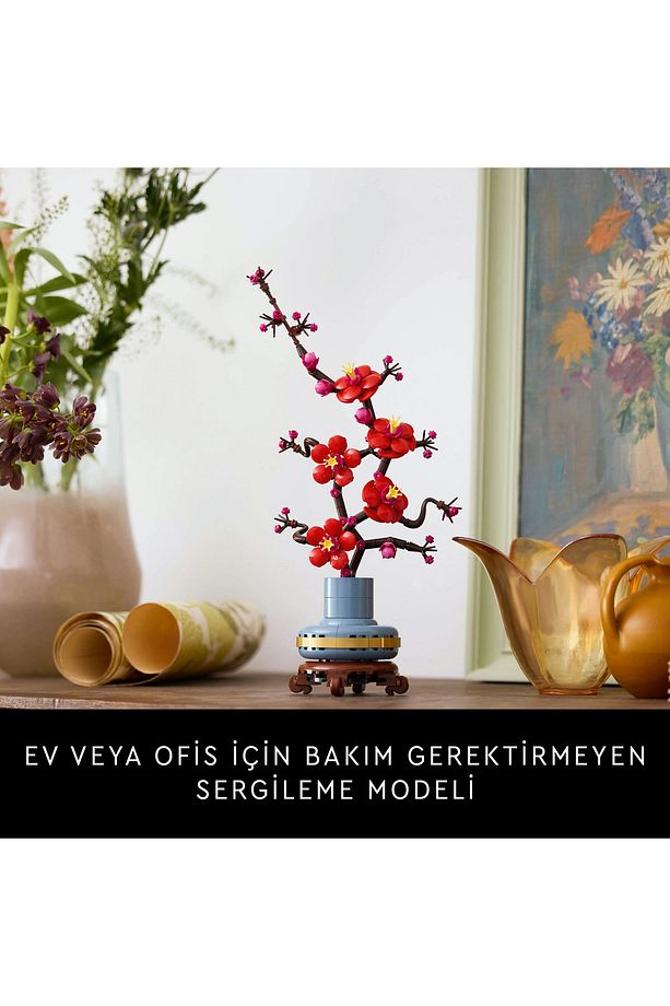 ® Botanicals Erik Çiçeği 10369 - 18+ Yaratıcı Model Yapım Seti (327 Parça) - 10