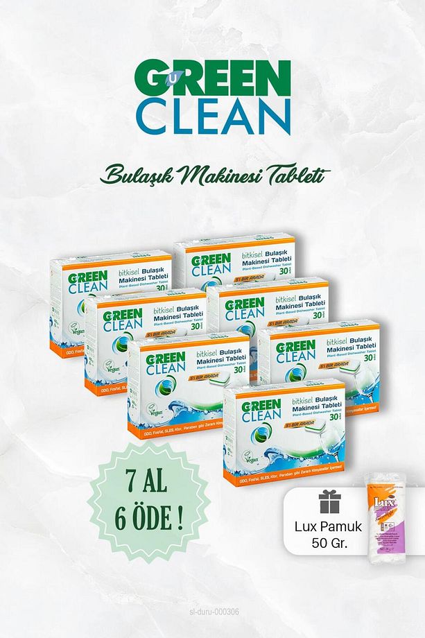 7 Al 6 Öde Bitkisel Bulaşık Tableti 30 Adet - 1