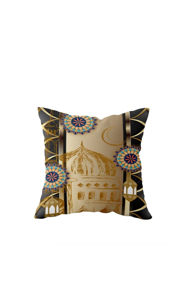 Eid Mubarak Ramadan Themed Single Sided Hidden Zipper Pillow Case Throw Pillow Sofa Pillow Case