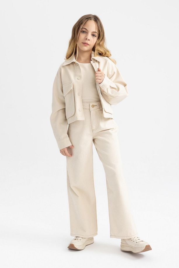 Kız Çocuk Gabardin Uzun Kollu Gömlek C0460a824sp - 2