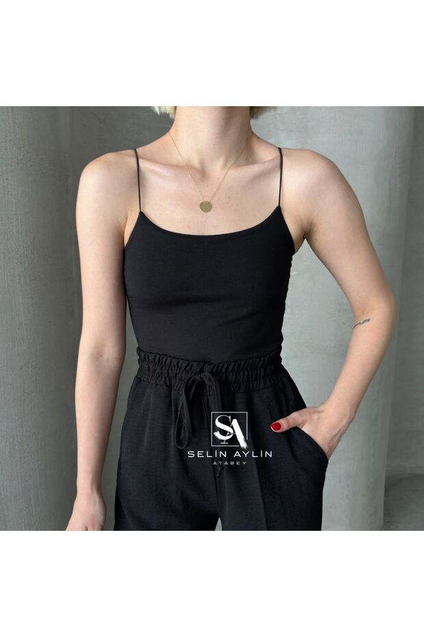 İp Askılı Crop - 2
