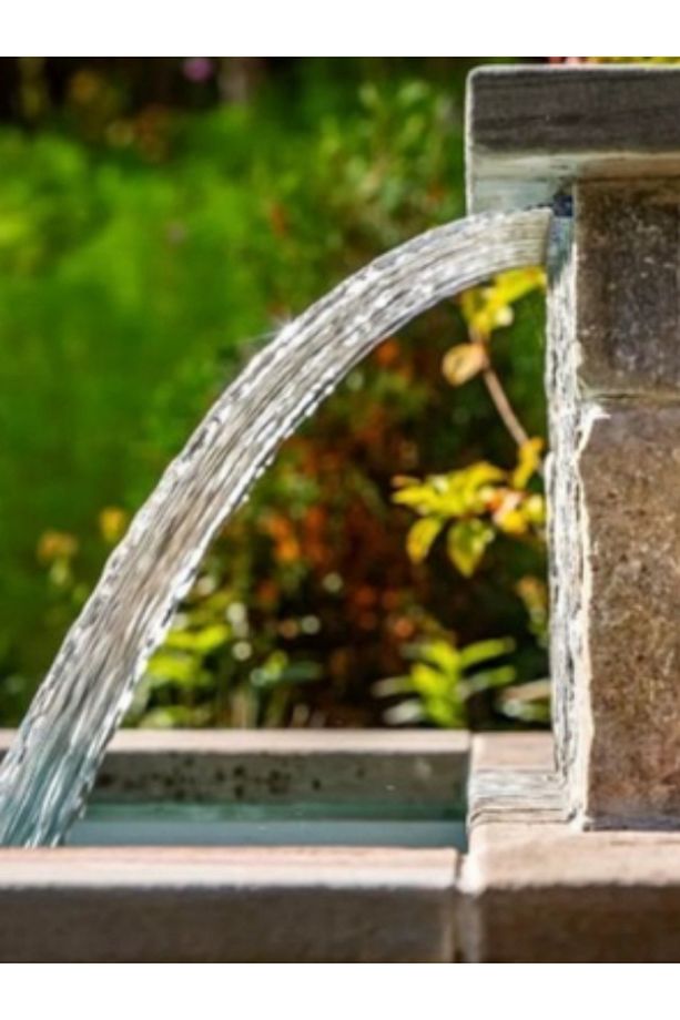 Watershut 50 Cm (2 ADET) Duvar Su Şelalesi Bahçe Tipi Duvar Çeşmesi Fıskiye (ET KALINLIĞI 1.5MM) - 1