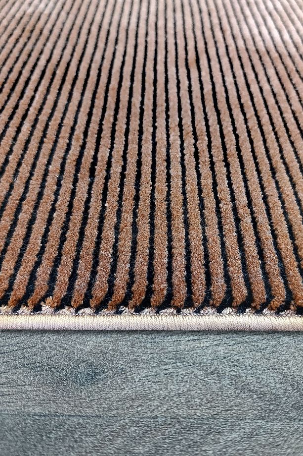 Salon Halısı Koridor Kesme Yolluk Yumuşak Doku  Dokuma Makine Halısı AVENTIS 9532A TARÇIN - 3