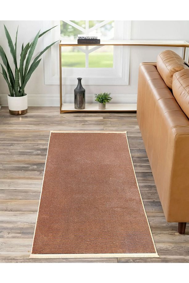 Salon Halısı Koridor Kesme Yolluk Yumuşak Doku  Dokuma Makine Halısı AVENTIS 9532A TARÇIN - 2