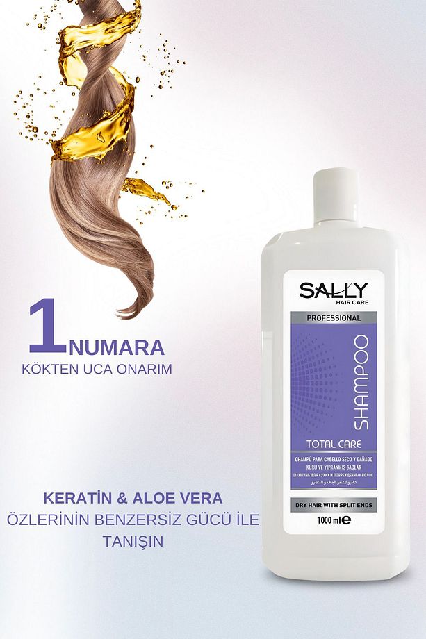Şampuan - Kuru Ve Yıpranmış Saçlar Için Komple Onarım Total Care - 1 Lt - 2