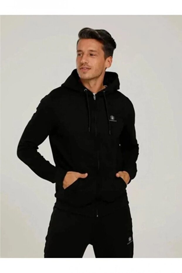A10134963708010 101349637 M-sn72 Basic Fz Hod 3fx Men's Sweat Black