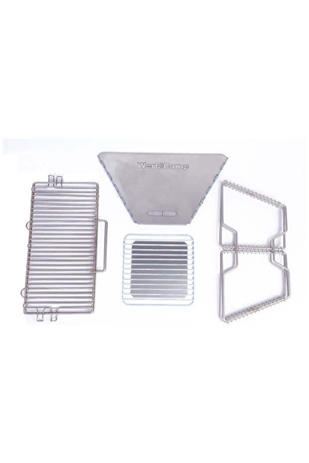 Krom Katlanır Mangal - 4