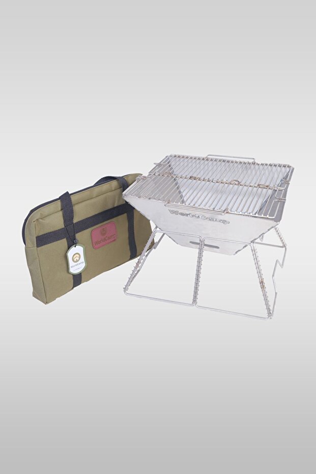 Krom Katlanır Mangal - 1