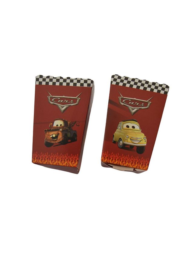 Cars 8'Li Mısır Kutusu- Popcorn Kutusu Arabalar - 1