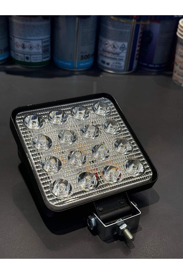 16 LED'li 12 Volt Çalışma lambası projektör. 4x4 SUV, TIR, TRAKTÖR - 3
