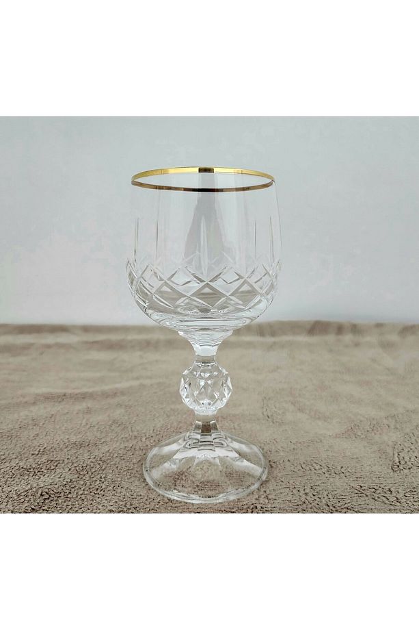 Claudia Bohemia Crystal 6'lı Kahve Yanı Su Bardak Kadeh Set 150 ml Sofra Mutfak Ev Lombardino - 8