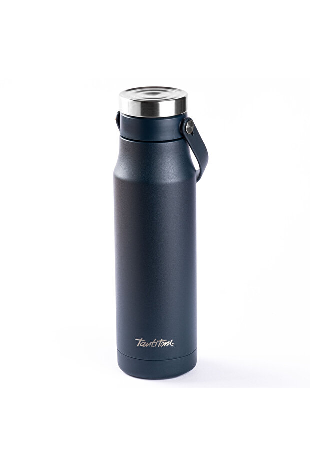Navy Blue Double Layer Thermos Bottle - 700ML
