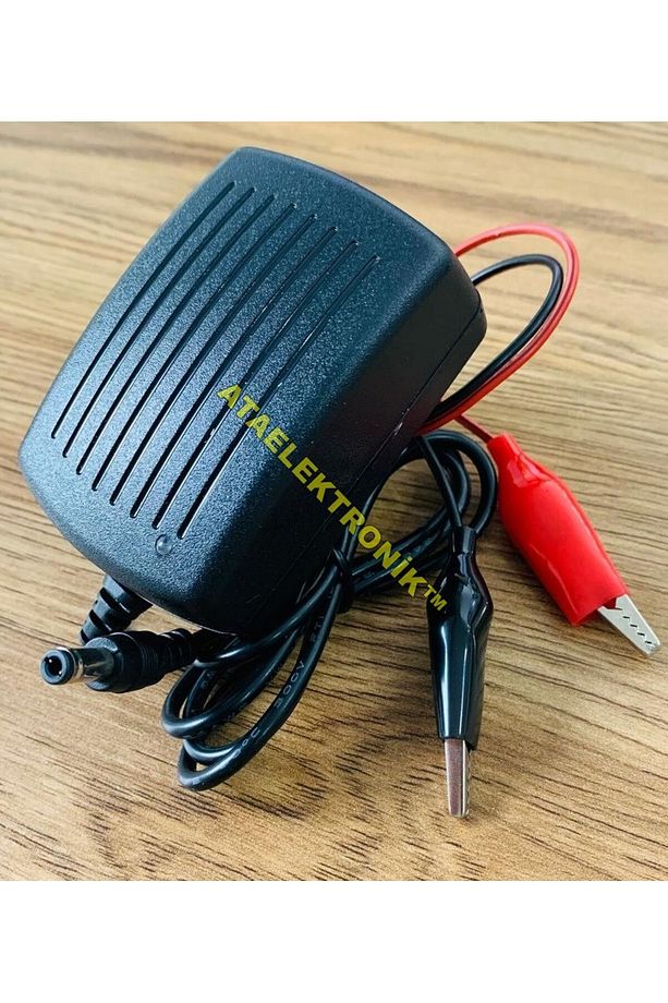 12 Volt Akü Şarj Adaptörü 13.8 Volt 2.5 Amper Maşalı Ledli 12 Volt 9 Amper Için Uyumlu - 4