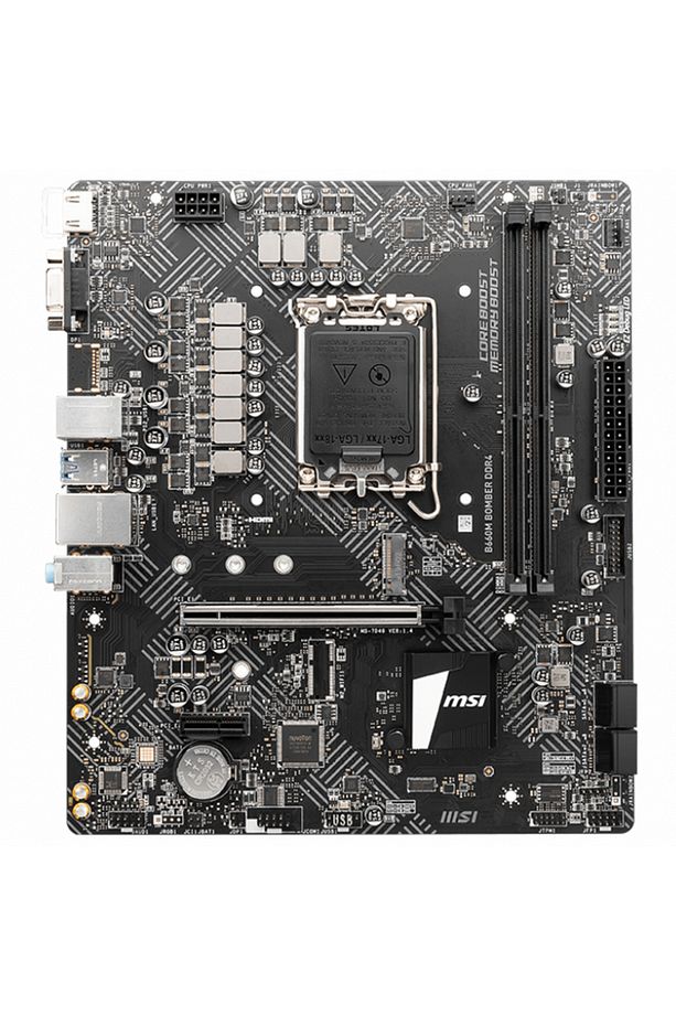 B660m Bomber Ddr4 Intel B660 Soket 1700 Ddr4 4600(OC)mhz Matx Gaming (OYUNCU) Anakart - 1