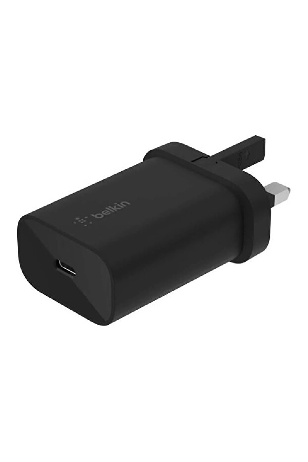 BoostCharge 25W Wall Charger for Galaxy S23, iPhone, iPad, Galaxy Tab, PPS USB-C Fast Charger-Black