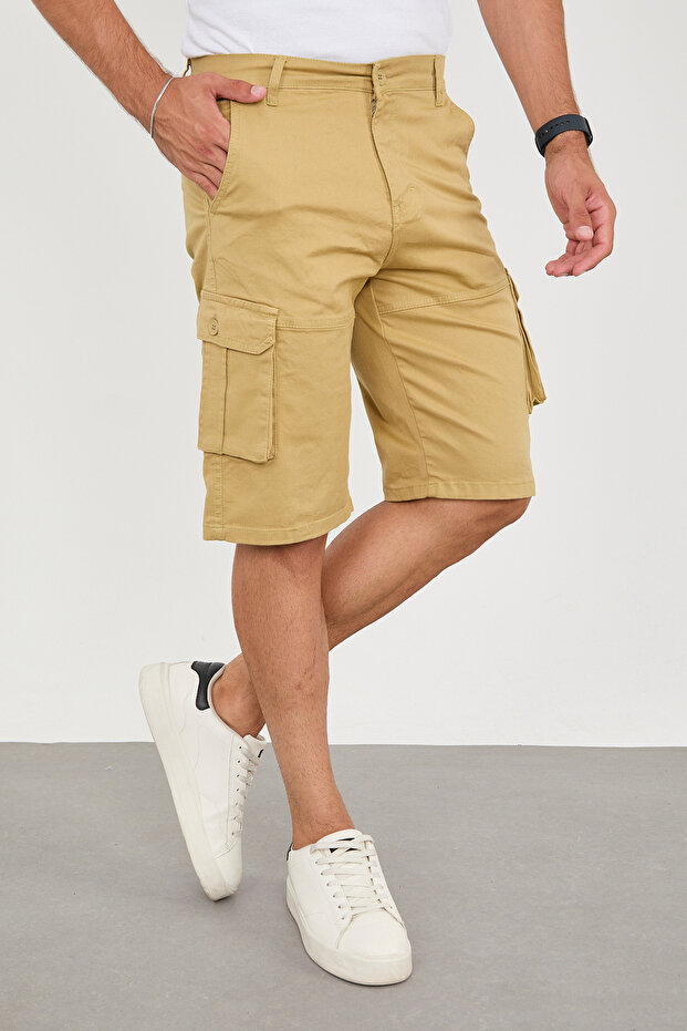 Erkek Şort Kargo Cepli - 6