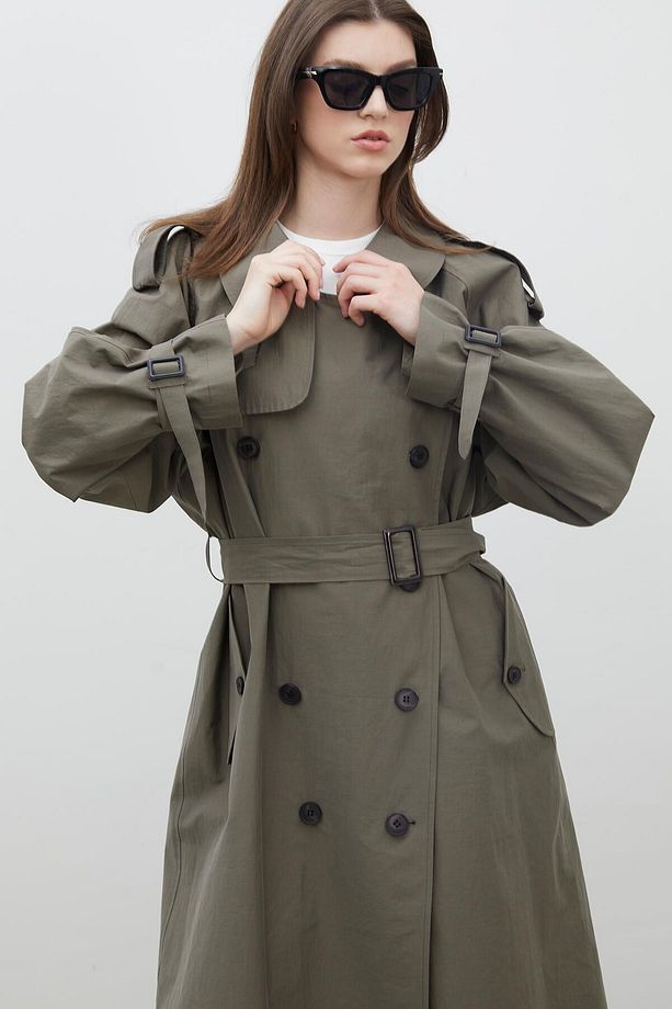KOPENHAG OVERSIZE TRENÇKOT HAKİ - 3