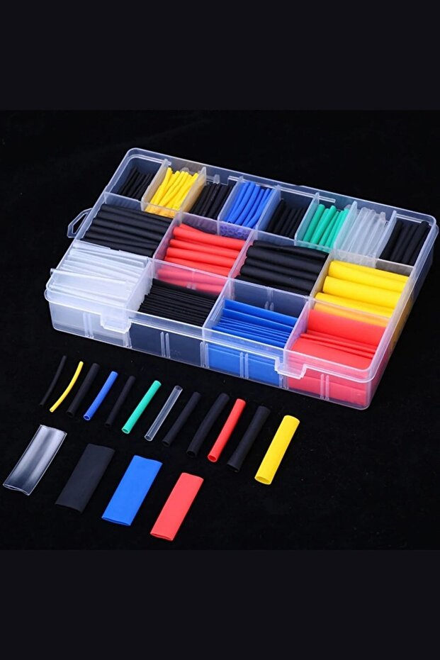 560 Pieces Heat Shrink Tubing Cable Protective Sleeve Tubing Cable Insulation Tubing Set